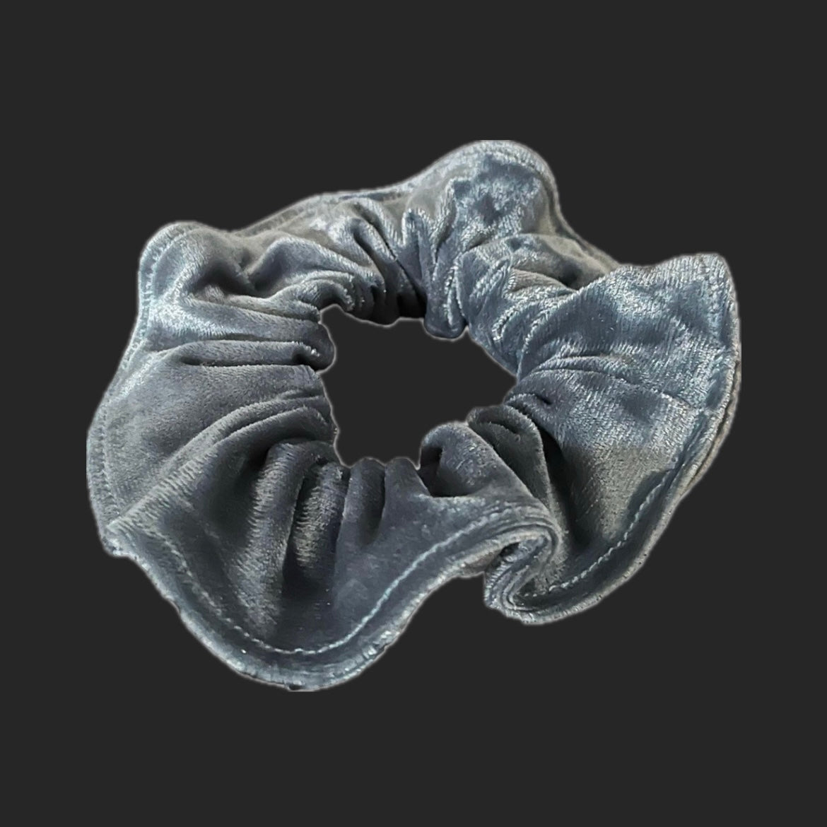Chouchou Velours Bleu